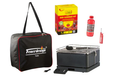 Feuerdesign Vesuvio und Teide mit Komplett-Paket zum Super-Preis!