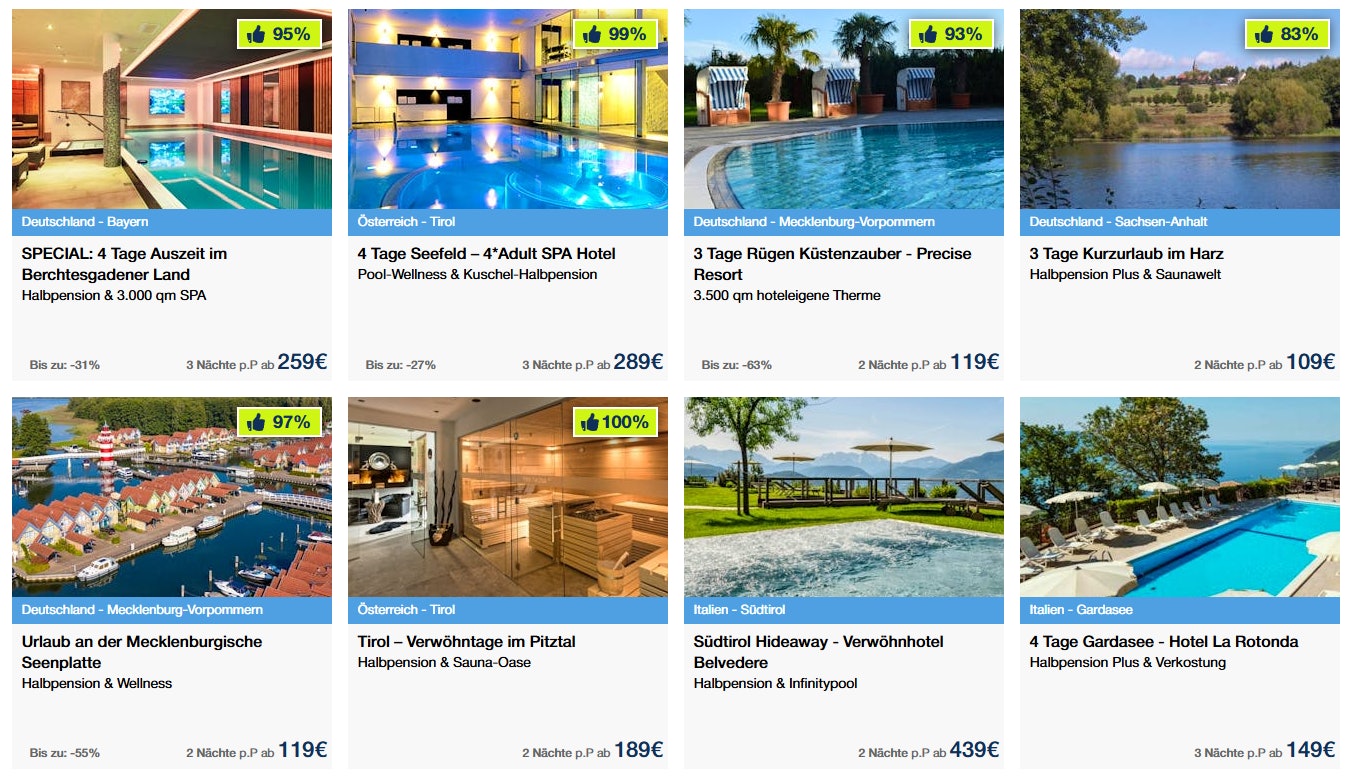 Travador-Gutschein-Halbpension