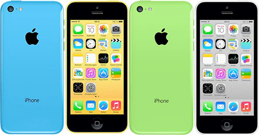 iPhone 5c 16GB für 309€ und 32GB für 359€ in verschiedenen Farben - Neuware *UPDATE2*