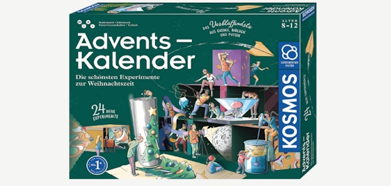 Kosmos Adventskalender "Die schönsten Experimente zur Weihnachtszeit" für 17€