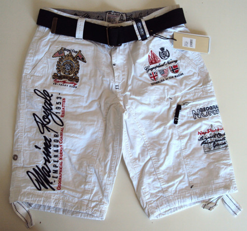 Geographical Norway Bermuda Shorts Short kurze Hose Pitawa S-XXL inkl. Gürtel