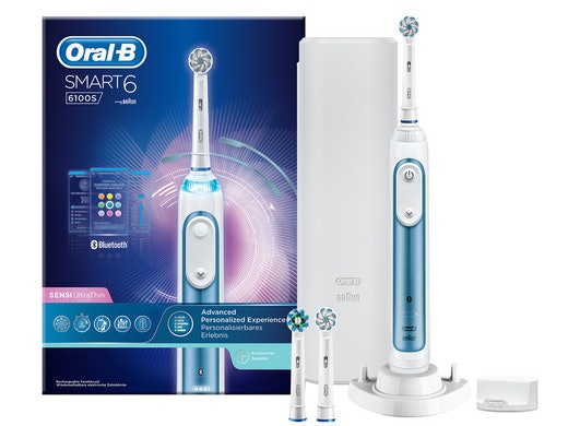 Oral-B Smart 6 6100S für 76€ - elektrische Zahnbürste mit 3D-Reinigungstechnologie und Bluetooth