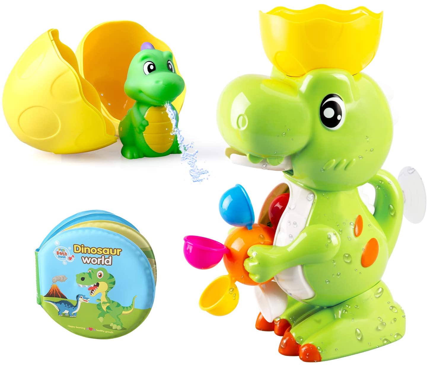 BeebeeRun Baby Bad Spielzeug Dinosaurier Badezimmer Spielzeug