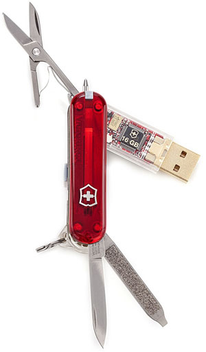 Victorinox Taschenmesser mit USB-Stick 16GB für 20€ *UPDATE*