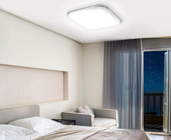 Hengda 18W LED Deckenleuchte, 6500K Kaltweiße Flimmerfrei, 1620LM, IP44