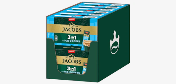Eiskalter Kaffeegenuss in Sekunden! ☕ Jacobs 3in1 Ice Coffee Sticks (120er-Pack) für nur 26€ 🧊