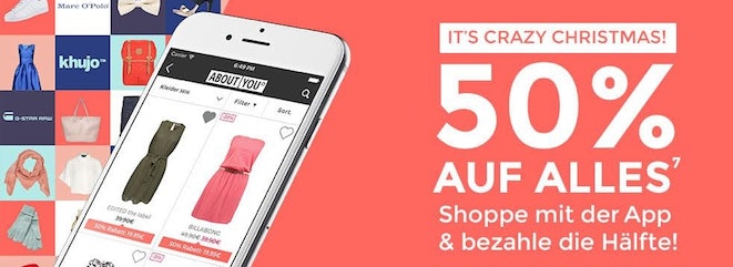 50 Prozent bei Aboutyou