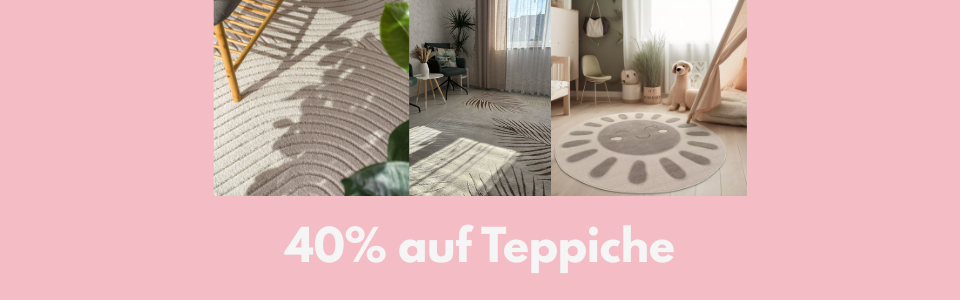40% Rabatt bei Teppich.de  