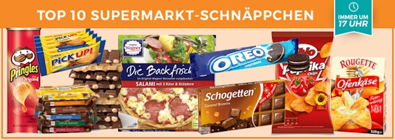 Top 10 Supermarkt Schnäppchen der KW 48 - z. B. Pringles für 1,29€
