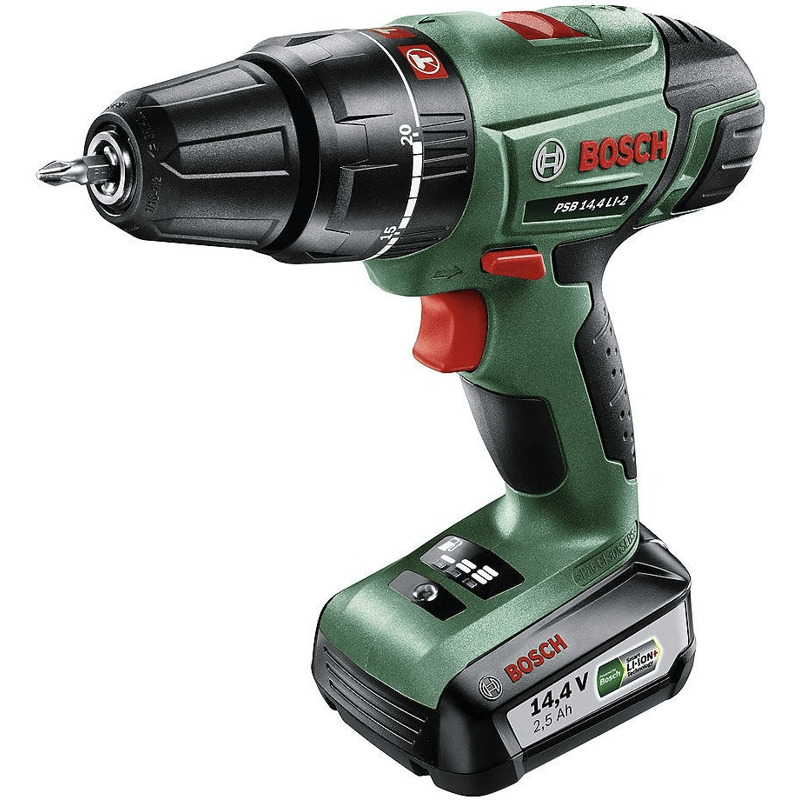 Bosch PSB 14,4 Li-2 mit 2 Akkus (0 603 982 409) mit 25,57€ Ersparnis