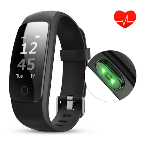 Fitness Tracker Smart Bracelet mit Herzfrequenzmesser, Schrittzähler, Kalorienzähler, SchlafMonitor für 25,49 EUR Statt35,99