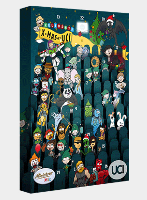 UCI Adventskalender für 28€ - mit Gutscheinen und Süßigkeiten gefüllt, garantiert mit zwei Kinokarten