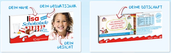 Eigenes Gesicht auf kinder Schokolade - mit Aktionspackung