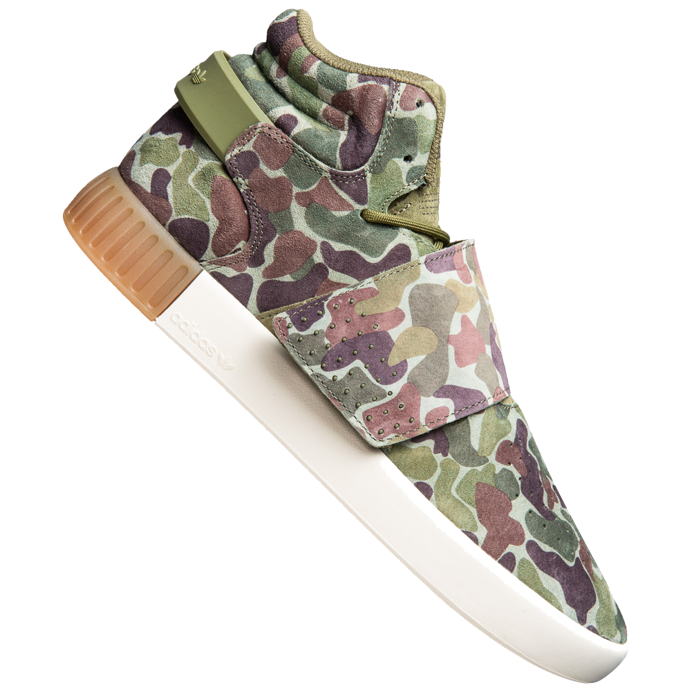 Adidas Tubular Invader Strap für 35€ - Retro-Sneaker in Camouflage-Optik
