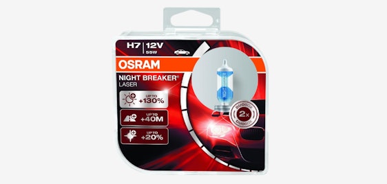 Osram Night Breaker Laser H7 für 30€ - Xenon-Füllung, 130% mehr Licht, ECE-zertifiziert