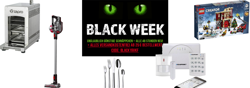 Voelkner Black Week - z. B. WMF Philadelphia 66-teiliges Besteck-Set für 100€