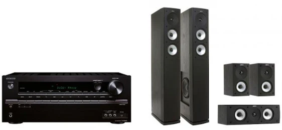 Onkyo TX-NR545 und S 626 HCS3 für 699€ – 5.0 Heimkino-System mit Receiver und Lautsprecher-Set