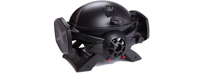 BroilChef Star Wars Tie-Fighter Grill für 179€ - BBQ-Gasgrill mit 2.930 Watt