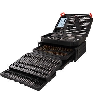 Bohrer Bitsatz Koffer 310tlg. incl. 60x HSS Bohrer Bit Set Koffer Bohreraufsatz