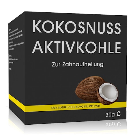 Amazon Tagesdeal: Natürliches Premium Kokosnuss Aktivkohle Pulver zur natürlichen Zahnaufhellung