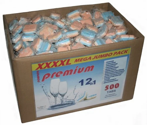 10 kg - ca. 500 Spülmaschinentabs 12-in-1 (Bruchware)