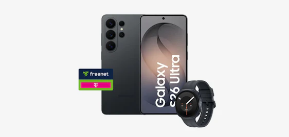 Effektiv nur 4€/Monat ⏳📱 Samsung Galaxy S26 Ultra + Galaxy Watch9 LTE + 50GB Telekom-Tarif
