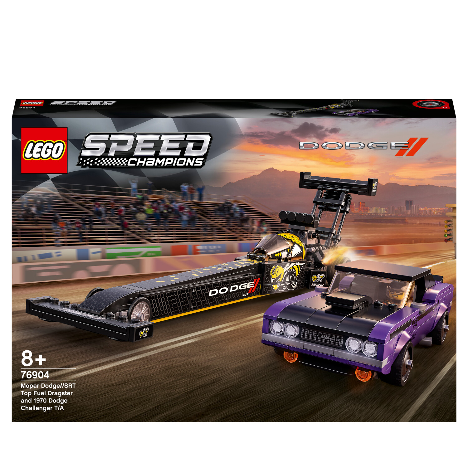 LEGO Speed Champions - Mopar Dodge//SRT Dragster &amp;amp; 1970 Dodge Challenger (76904): Spart 24,06€