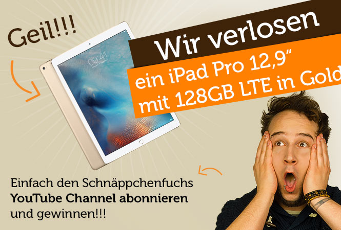 Der Fuchs auf YouTube! Abonniert unseren Kanal und gewinnt ein iPad Pro 128GB Cellular! *UPDATE*