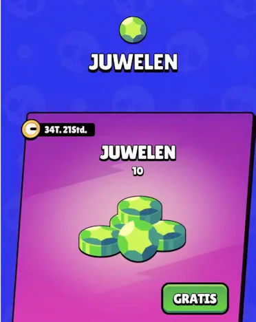 10 Gratis Juwelen für Brawl Stars