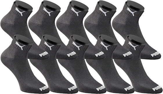 10paar PUMA Socken - Sneaker, Quarter und Crew (viele Farben/Größen) Amazon