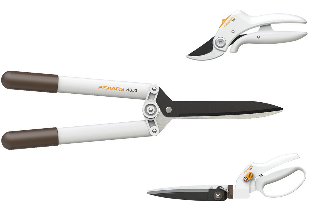 Fiskars Baumschnitt-Set für 41€ - inkl. Ast-, Graskanten- und Heckenschere