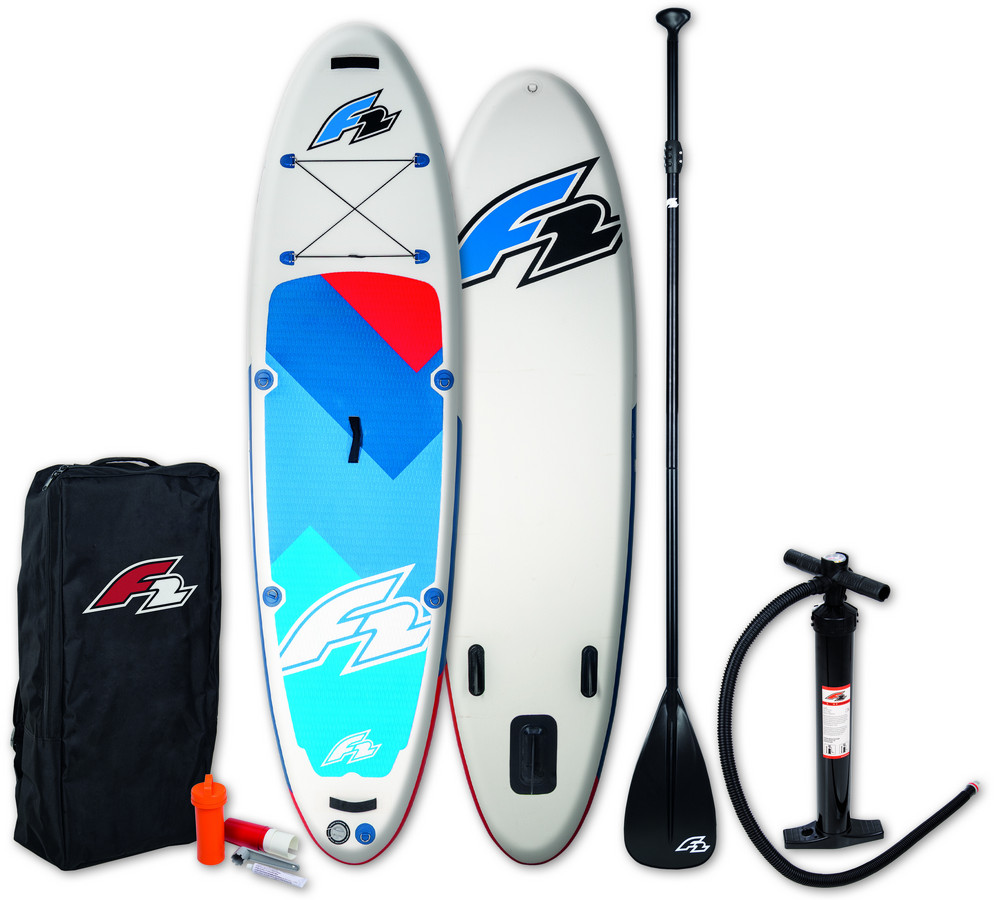 F2 Free Allround-SUP für 259€ – Aufblasbares SUP-Board mit Pumpe &amp; Paddel