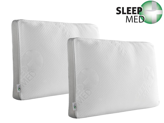 2x SleepMed kühlende, atmungsaktive Kopfkissen