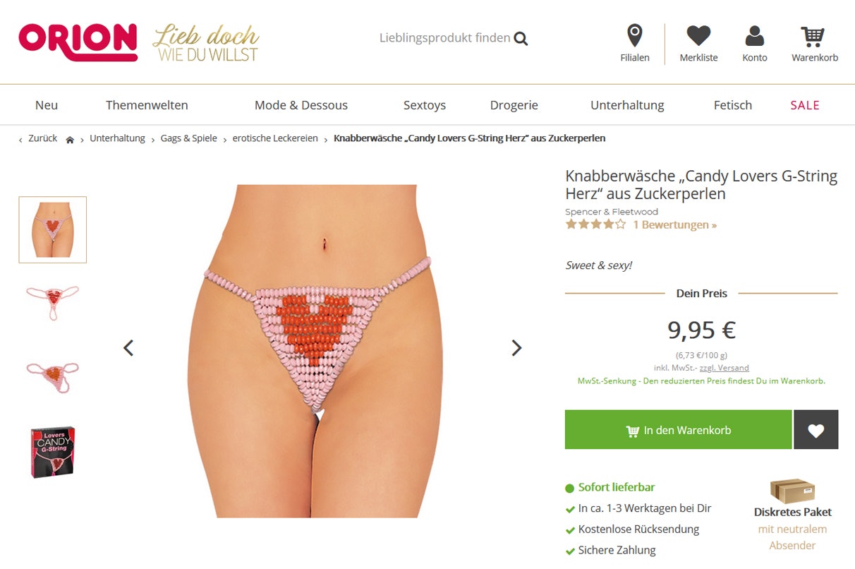 Orion Knabber-Dessous