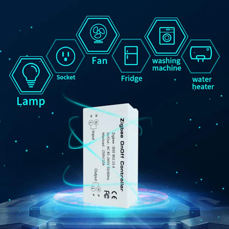 Fernbedienung Smart Switch Timing-Energy Saving Kompatibel mit Smart Things Hub Wink Hub Zigbee HA Hub
