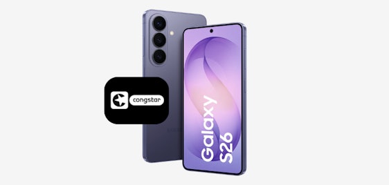 Samsung Galaxy S26 + 40GB Congstar Telekom-Tarif nur 19€ mtl. | + 58 Tage GRATIS zum Equal Pay Day