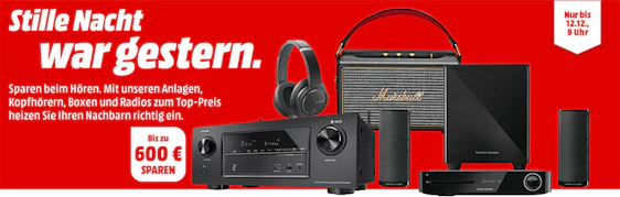 Anlagen, Kopfhörer, Lautsprecher und Radios bei Media Markt im Angebot - z.B. Harman-Kardon BDS 385 für 599€
