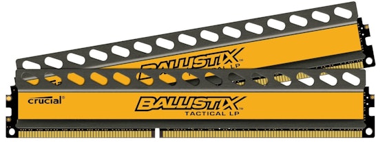 Ballistix Tactical LP 8GB (2x4GB) Kit für 32€ - DDR3-RAM Arbeitsspeicher mit 1600 MHz und PC3-12800 - ausverkauft!