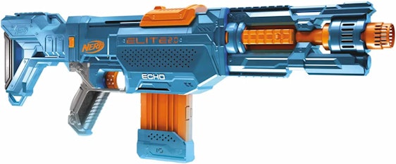 Nerf Elite 2.0 Echo CS-10 Blaster für 22€ – inklusive 24 Nerf-Darts, abnehmbare Schulterstütze und Laufverlängerung