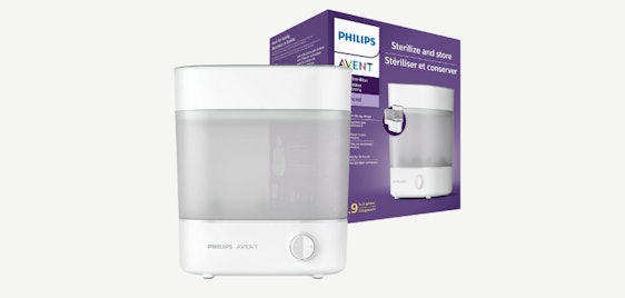 Philips Avent Sterilisator (SCF291/00) für 43€ - chemiefreie Sterilisation, 10 Minuten Zyklus, inkl. Zange
