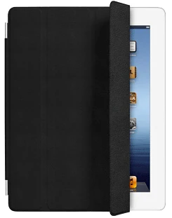 Apple iPad 2/3 Smart Cover Leder (schwarz) für 50€