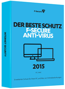 F-Secure Anti-Virus 2015 für Win/Mac - 1 Jahr lang gratis nutzen