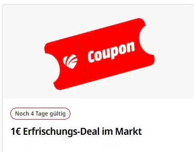 MediaMarkt: 1 € Erfrischungsdeal bei MyMediaMarkt