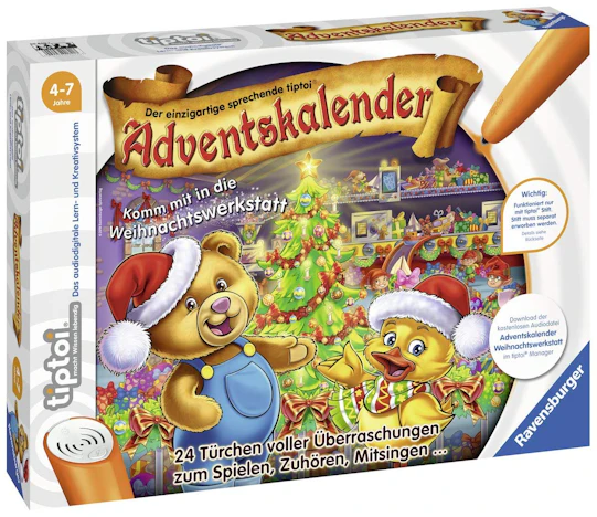 Vorbei!!! Ravensburger Tiptoi 00840 Tiptoi Adventskalender 2018 für 9,99 EUR