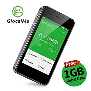 GlocalMe G3 4G LTE Mobile Wifi Hotspot - inkl. 1 GB globale Datenkarte