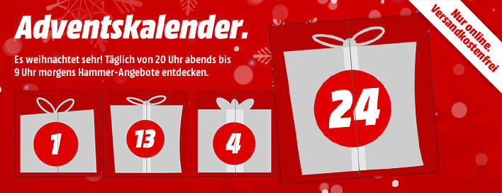 Media Markt Adventskalender: Die besten Angebote im Preischeck