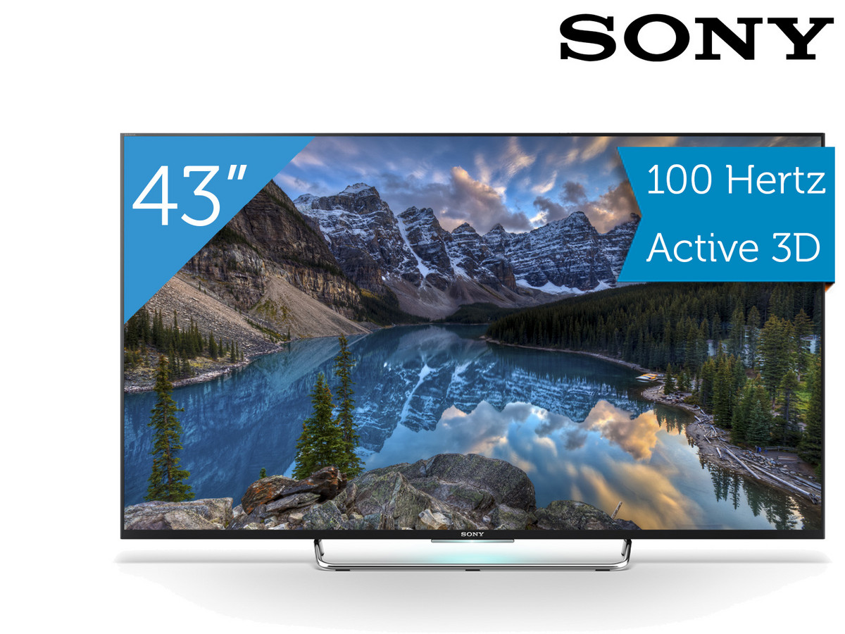 Sony BRAVIA KDL-43W809C Android-TV – Full-HD mit 3D für 508,90€