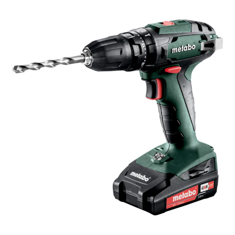 Metabo Akku-Schlagbohrmaschine SB 18 Kunststoffkoffer; 2x18V/2Ah Li-Ion + SC 60 Plus für 104,- EUR inkl. VSK