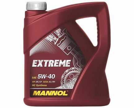5l Mannol Extreme 5W-40 für 15€ - Universal-Motoröl für Benzin-und Dieselmotoren