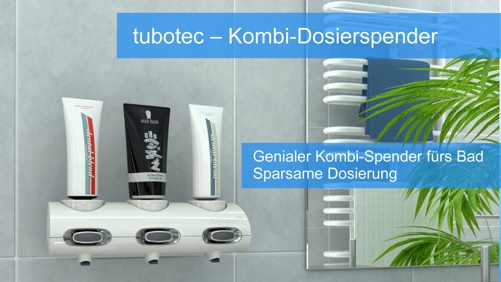 tubotec - Kombi-Dosierspender Silver Line nur 39,90